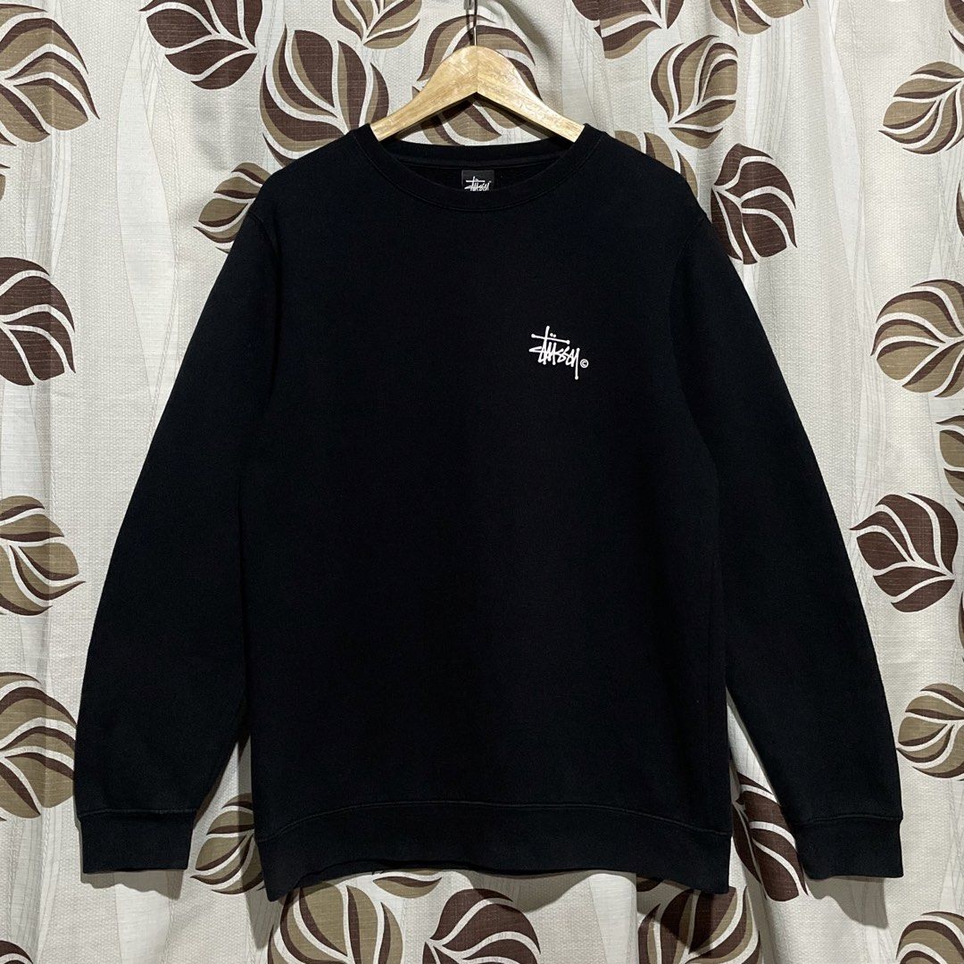 Stussy Basic Mullet Crewneck Sweatshirt (Category: Coats, Jackets and Outerwear) located in Pandi. Submitted by 28hundreds (Listing ID 1467950111, Image 2). Description: Stussy Basic Mullet Crewneck Sweatshirt W 23 • L 27.5 (medium to large) excellent condition 9+/10, authentic see detailed pics to appreciate the piece thank you. *color may vary due to lightning* - 1280 nego +sf bulacan.