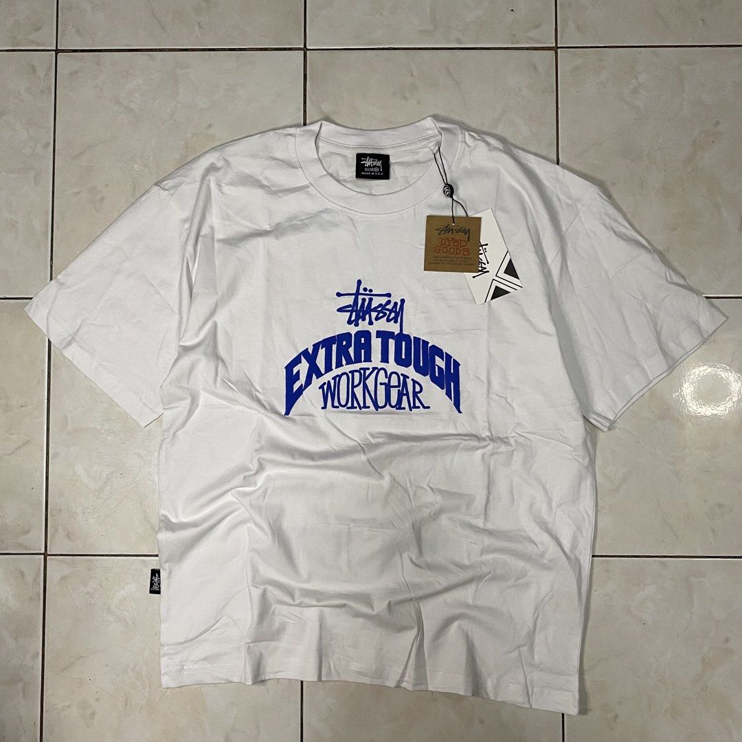 Stussy Extra Tough Workwear (Category: Activewear) located in Bacoor. Submitted by fitcart (Listing ID 1467950108, Image 1). Description: Size: M Dimes: 27 × 21 Fabric: Cotton Condition: Good Condition Color Rate: 9/10 Issue: None Price: ₱350.