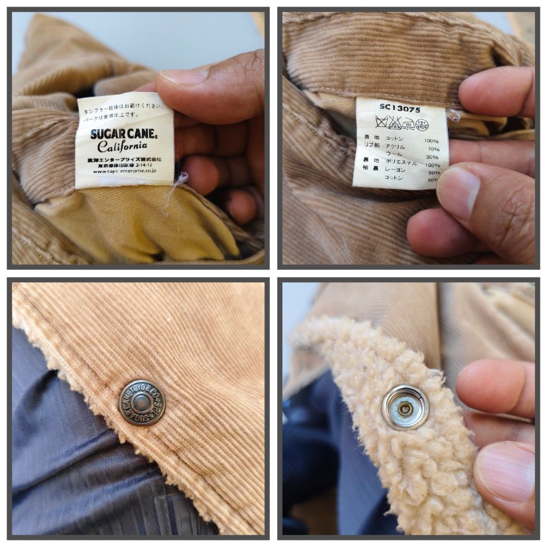 Sugarcane toyo enterprise (large on tag) (Category: Coats, Jackets and Outerwear) located in Baguio. Submitted by archival_thrifted.ph. (Listing ID 1467903064, Image 3). Description: FOR SALE‼️ . SUGARCANE TOYO ENTERPRISE .EXCELLENT CONDITION .NORMAL SIGNS OF USAGE .SIZE LARGE ON TAG .PHP 1850 PLUS SF .❌❌ COP/COD .MOP GCASH .COURIER J&T .BAGUIO AREA .DM FOR SURE BUYER TY.