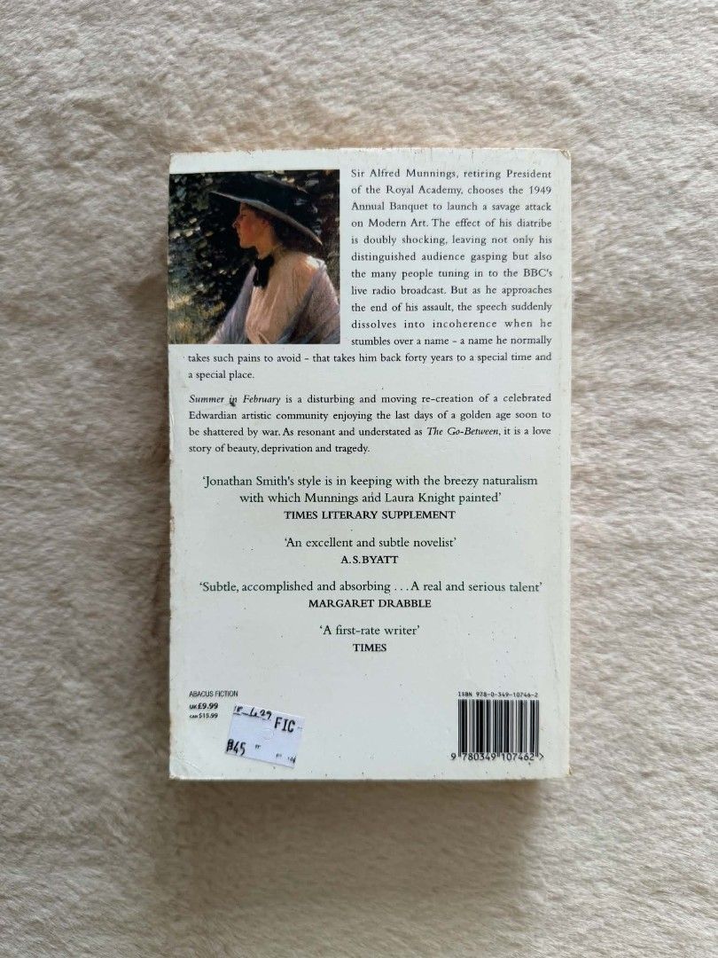 Summer In February - Jonathan Smith (Category: Storybooks) located in Santiago. Submitted by bookworm_club (Listing ID 1467878129, Image 2). Description: 📚no cancellation, return or exchange. 📚secondhand books. some books are in good condition while some has minimal flaws (foxing, creases, dog-eared pages, etc.) 📚reasonable haggling is allowed. 💰MOP: For same day pickup - CASH & BANK TRANSFER For shipping or scheduled pickup - BANK TRANSFER �