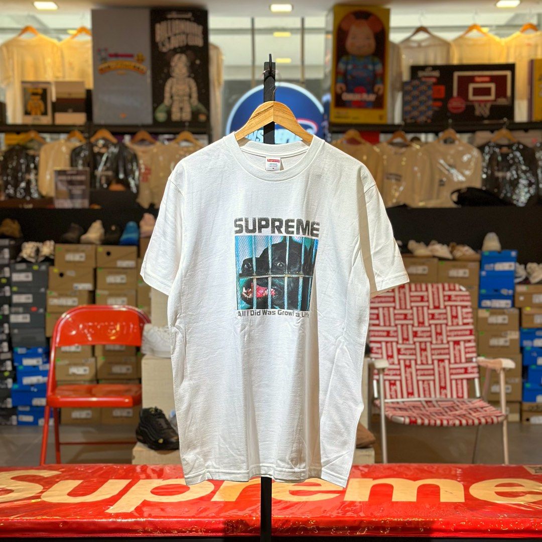 Supreme FW26 Growl Tee White (Category: Tshirts & Polo Shirts ) located in Quezon City. Submitted by inside_plug (Listing ID 1467907678, Image 1). Description: For Sale Supreme FW26 Growl Tee White - Medium Brandnew Dm us to purchase.