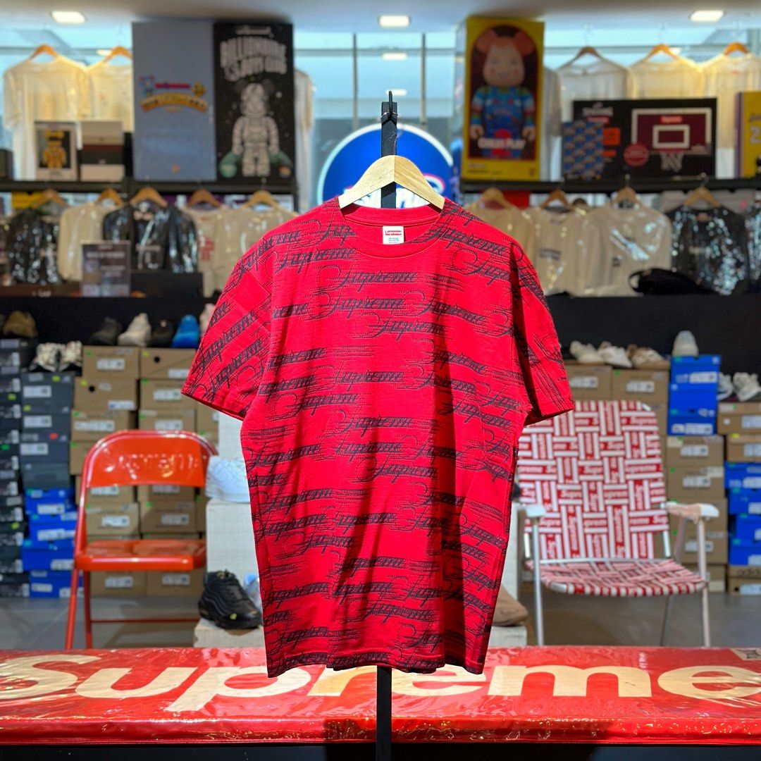 Supreme FW26 Script Tee Red (Category: Tshirts & Polo Shirts ) located in Quezon City. Submitted by inside_plug (Listing ID 1467906181, Image 1). Description: For Sale Supreme FW26 Script Tee Red - Large Brandnew Dm us to purchase.