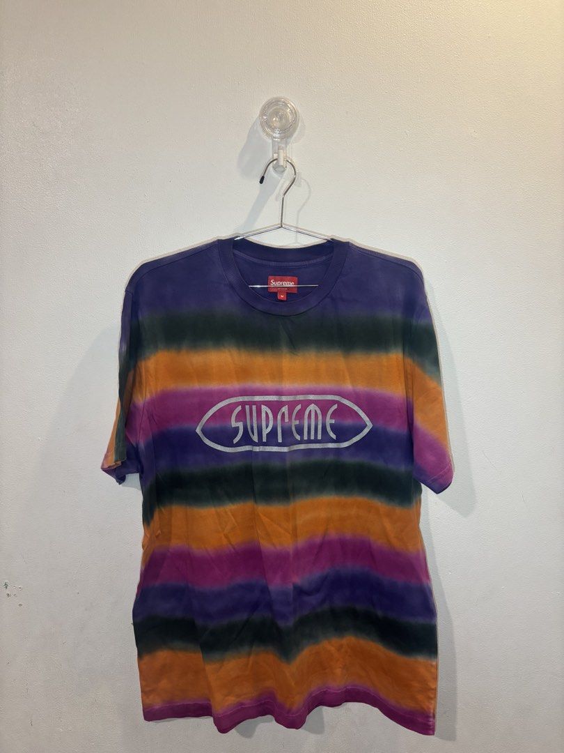 SUPREME RAINBOW STRIPE TEE SS19 (Category: Tshirts & Polo Shirts ) located in Makati City. Submitted by sweetfitforyouph1200 (Listing ID 1467989047, Image 2). Description: Supreme tee Rainbow stripe tee Legit Ss19.