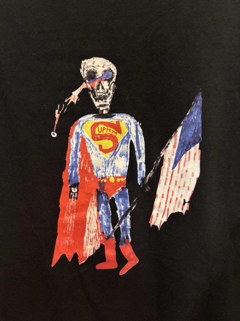 SUPREME SKELETON TEE SS21 "SUPERMAN (Category: Tshirts & Polo Shirts ) located in Makati City. Submitted by sweetfitforyouph1200 (Listing ID 1467987458, Image 2). Description: Supreme tee Ss21 week1 Skeleton tee Superman.