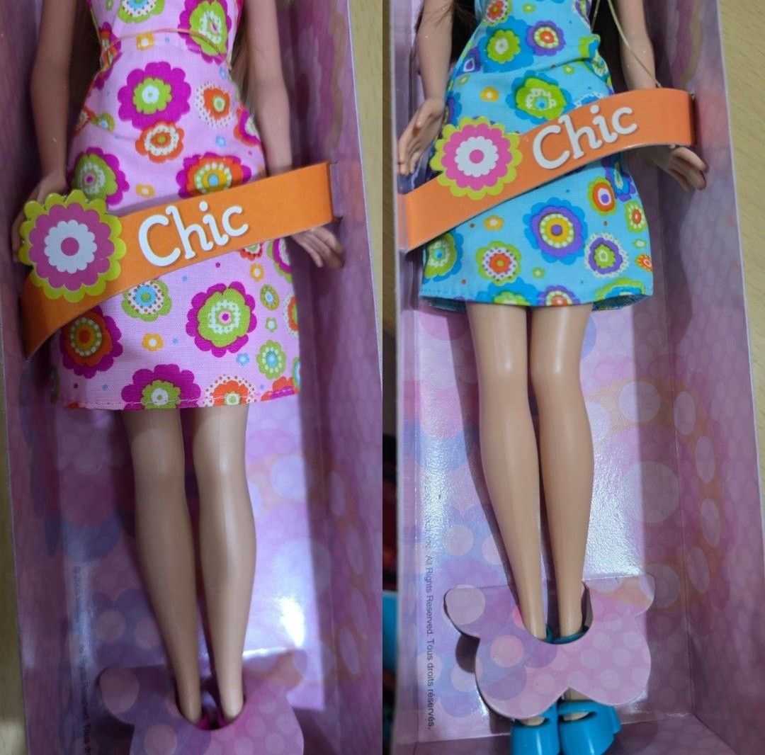 TAKE ALL: Mattel Barbie Bundle (Category: Figurines & Statues) located in Paranaque City. Submitted by tangerinedayz (Listing ID 1467952823, Image 3). Description: Note: 1. Barbie Blue and Pink Summer 2006 - Was sealed but I opened it to take a clearer photo for the listing. The two Barbie's right eye is a bit smudged. 2. Barbie 2010 (Pink with Blue Belt) - Damaged Box 3. Barbie Chic Series Zookeeper Animal Pet Trainer 2009 - Has small stain at t