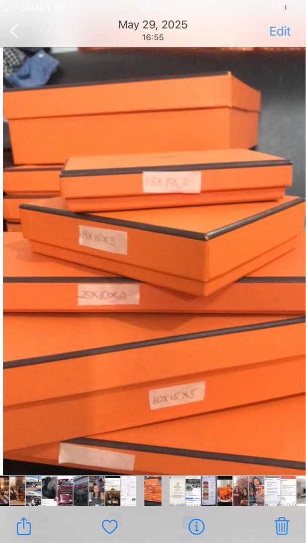 Take ALL❗️Hermes Boxes (Category: Luxury Accessories) located in Manila. Submitted by calmforest-007b69 (Listing ID 1467878155, Image 2). Description: Take all bundle price.