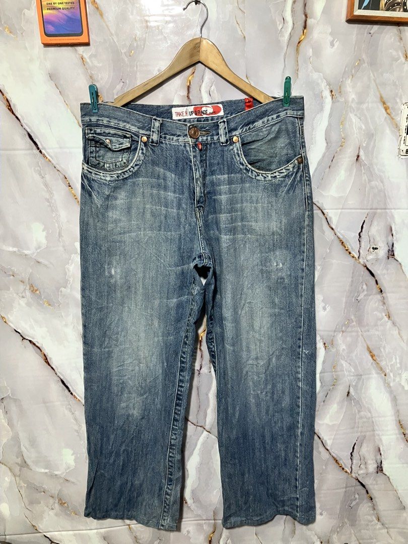 TAKE TWO UPGRADE MID-WASH DENIM JEANS (Category: Jeans) located in General Mariano Alvarez. Submitted by adonid (Listing ID 1467900151, Image 1). Description: TAKE TWO UPGRADE MID-WASH DENIM JEANS GOOD CONDITION NORMAL SIGN OF USAGE ONLY W38 L40 .