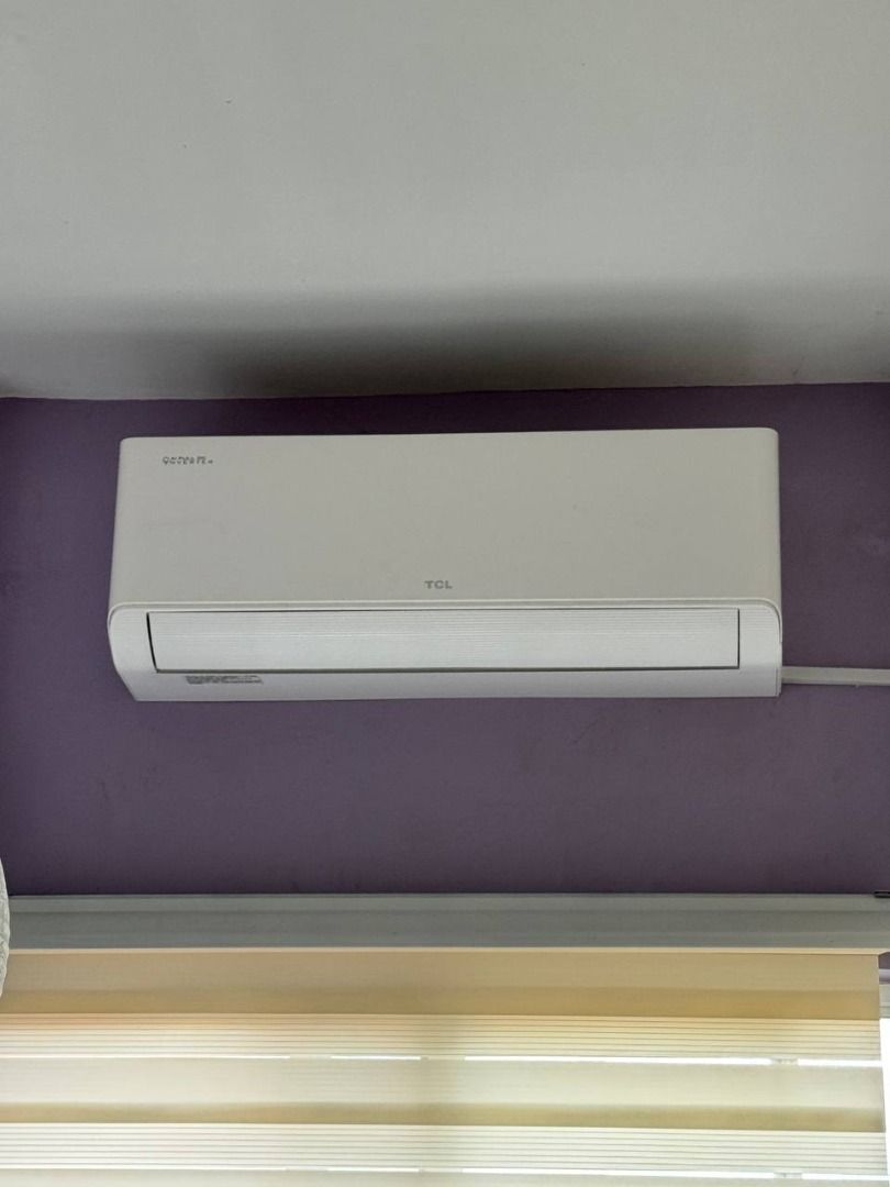 TCL Split Type Air Conditioner TAC-10CSD/KEI2 (Category: Air Conditioning and Heating) located in Binan City. Submitted by francisgavin21 (Listing ID 1467927452, Image 1). Description: TCL 1.0HP AI Full DC Inverter Split-Type Air Conditioner | Preloved Selling Price: ₱17,000 (Negotiable) Original Price: ₱29,000 Condition: Good working condition Purchased: 2025 Used for: 1 year and 3 months Product Details: • Brand: TCL • Model: TAC-10CSD/KEI2 • 1