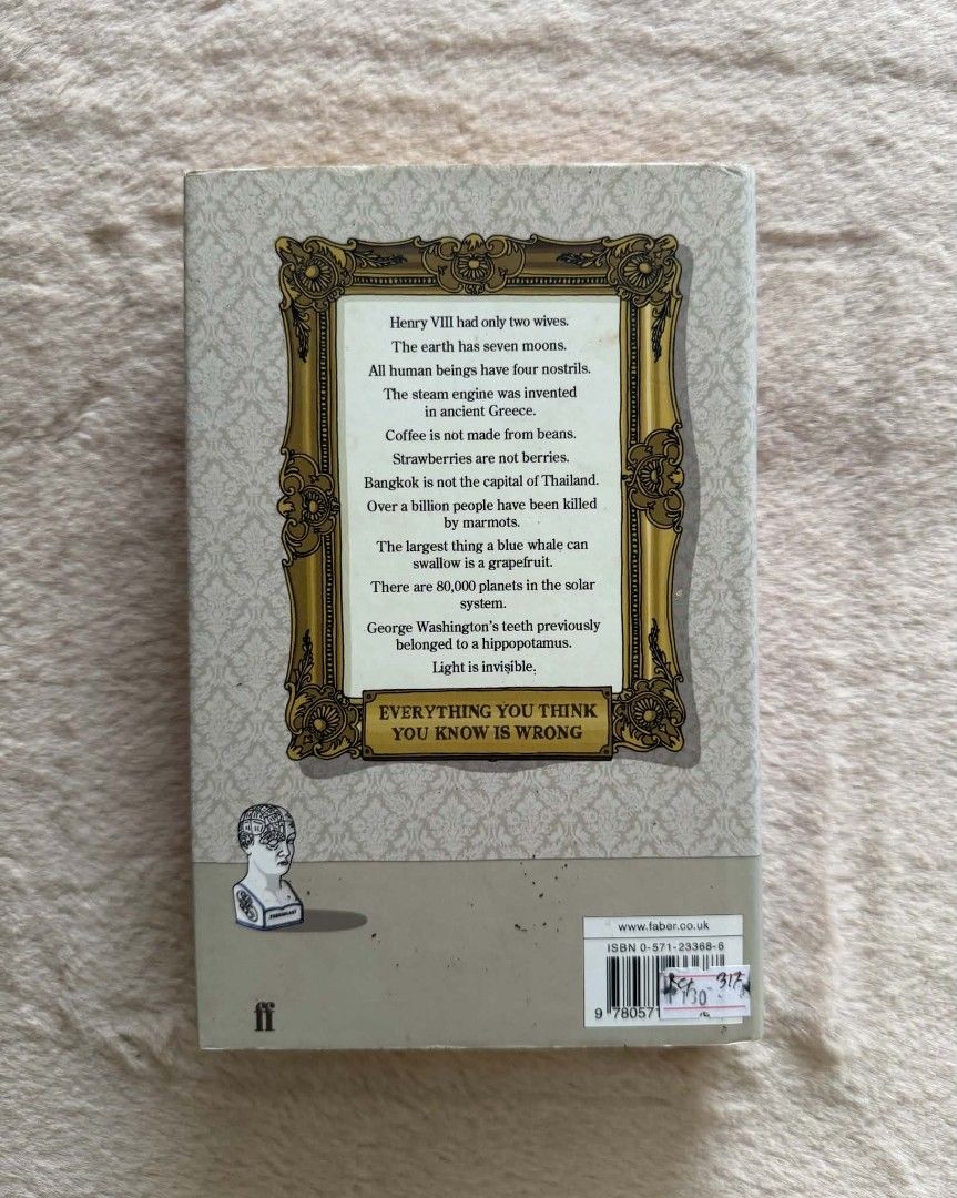 The Book Of General Ignorance (Category: Storybooks) located in Santiago. Submitted by bookworm_club (Listing ID 1467907803, Image 3). Description: 📚no cancellation, return or exchange. 📚secondhand books. some books are in good condition while some has minimal flaws (foxing, creases, dog-eared pages, etc.) 📚reasonable haggling is allowed. 💰MOP: For same day pickup - CASH & BANK TRANSFER For shipping or scheduled pickup - BANK TRANSFER 🚚MOD: 