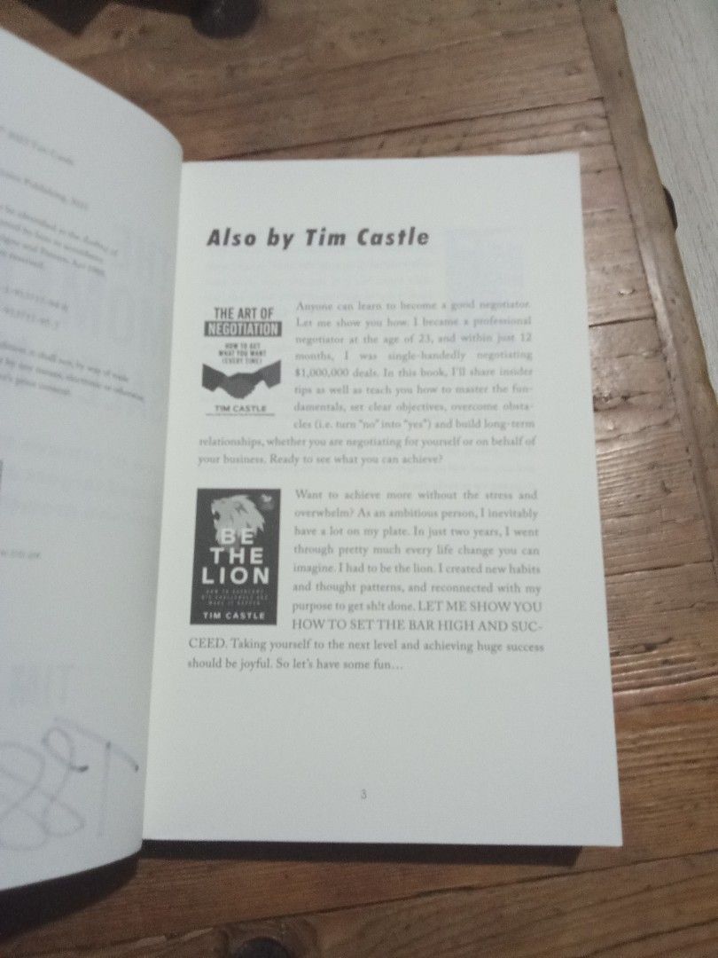 The Momentum Sales Model by Tim Castle Signed Copy (Category: Storybooks) located in Pasig City. Submitted by teebeedeee (Listing ID 1467960705, Image 3). Description: - Title: The Momentum Sales Model by Tim Castle - Special Feature: Signed author copy on the inside page - Format: Paperback with a bright yellow cover - Condition: Read once, kept in great shape overall - Overview: Learn proven strategies to achieve success in sales, exceed target