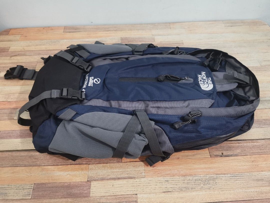 The North Face Electron 40 Flight Series Backpack (Category: Backpacks) located in Quezon City. Submitted by jw_essentials (Listing ID 1467921946, Image 3). Description: AUTHENTIC WITH SERIAL NUMBER AND HOLOGRAM Bought in the USA Very seldom used Brand: The North Face - Model: Electron 40 (Flight Series) - Colorway: Blue and Grey - Condition: Clean interior and exterior, ready for use - Features: Multi-compartment design, adjustable straps, padde