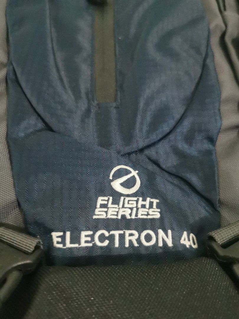 The North Face Electron 40 Flight Series Backpack (Category: Backpacks) located in Quezon City. Submitted by jw_essentials (Listing ID 1467921946, Image 1). Description: AUTHENTIC WITH SERIAL NUMBER AND HOLOGRAM Bought in the USA Very seldom used Brand: The North Face - Model: Electron 40 (Flight Series) - Colorway: Blue and Grey - Condition: Clean interior and exterior, ready for use - Features: Multi-compartment design, adjustable straps, padde