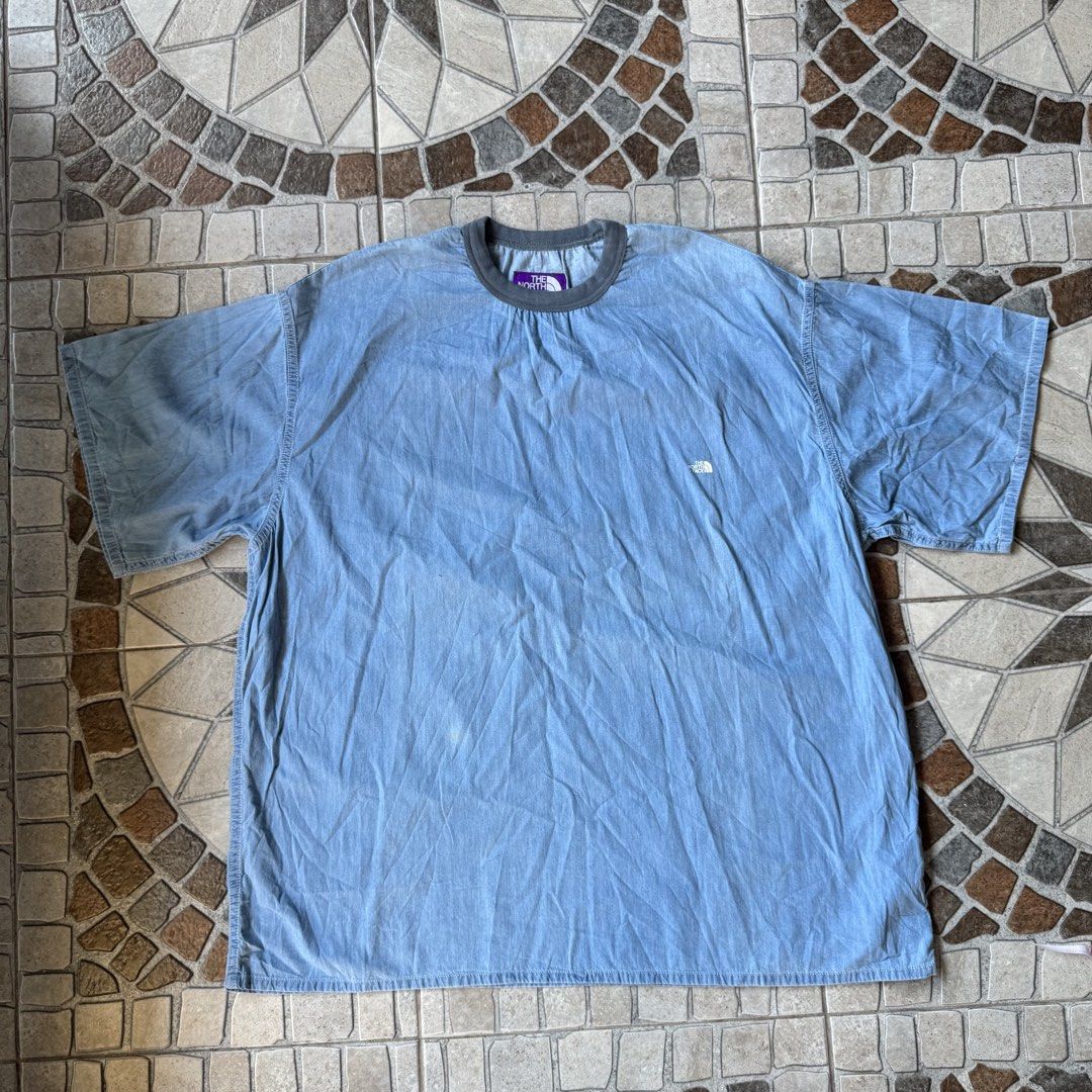 The North Face Purple Label Light Denim H/S Pullover (Category: Tshirts & Polo Shirts ) located in Villasis. Submitted by aldrian30 (Listing ID 1467968178, Image 3). Description: The North Face Purple Label Light Denim H/S Pullover Good condition, (has mini stain) ₱ 1080 + sf.