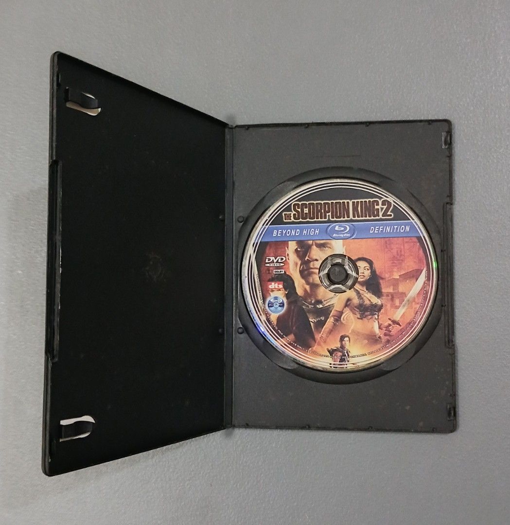 The Scorpion King 2 Widescreen Edition DVD (Category: CDs & DVDs) located in Bulacan. Submitted by honhonliz (Listing ID 1467938948, Image 2). Description: - Title: The Scorpion King 2 Widescreen Edition (DVD) - Cast: Randy Couture, Michael Copon - Director: Russell Mulcahy - Special Features: Theatrical trailer, original featurette, and English subtitles - Condition: Standard black keep case with artwork insert and playable disc - Perfect for an