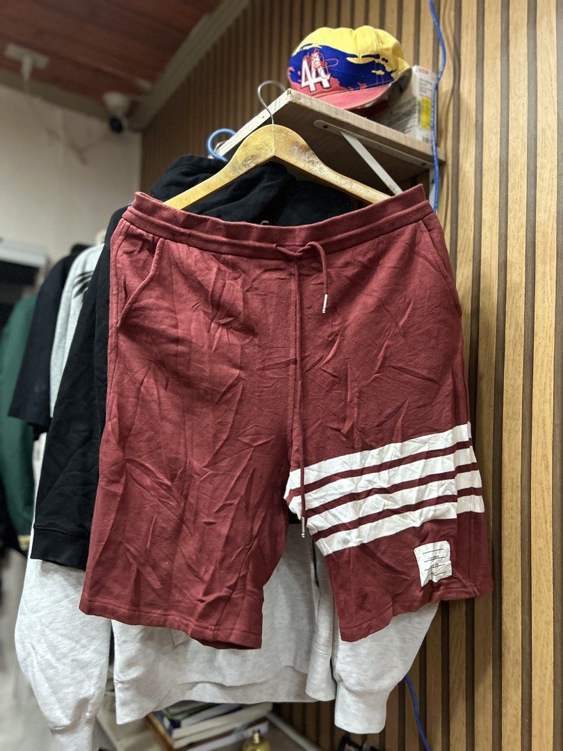 Thom Browne (Category: Shorts) located in Mabalacat. Submitted by johnchanfinds (Listing ID 1467839516, Image 1). Description: Excellent condition Waist 32-34 Length 20 Color rate 9.5/10 Need wash.