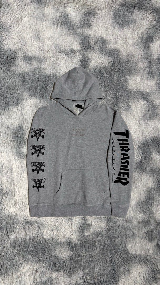 THRASHER “SKATE AND DESTROY” (Category: Hoodies) located in Carmona. Submitted by arthrift.31 (Listing ID 1468040649, Image 1). Description: Width:22.5 Length:25 Condition:9.5/10 Colorrate:9.5/10 .