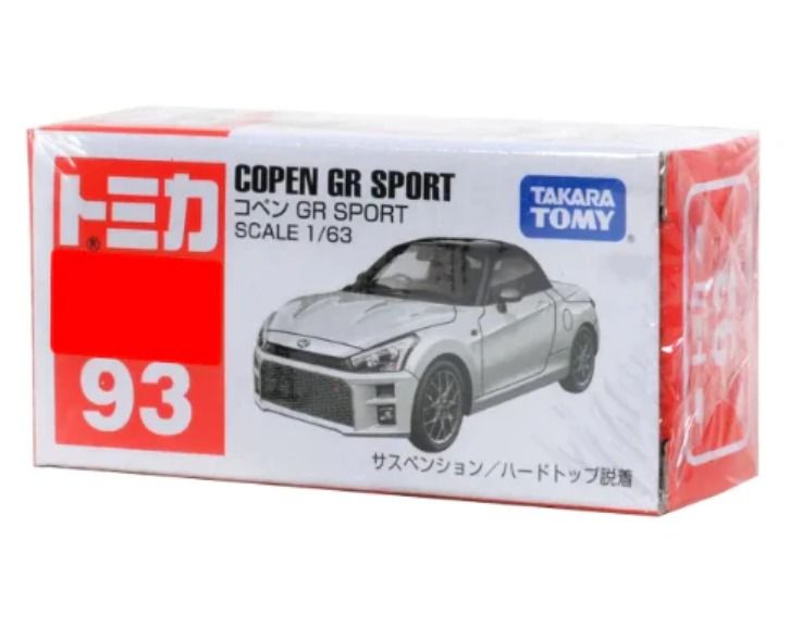 TOMICA 93 Copen GR Sport 1/63 Scale (Category: Vehicle & Diecast Models) located in Manila. Submitted by memorylanestore (Listing ID 1467914875, Image 3). Description: NOTE: Please learn how to READ and UNDERSTAND the product description carefully and "Be a Responsible Buyer". *Sealed and brandnew *BOX Condition is in fare condition (may or may not have creases depending on the stock available) *Guaranteed 100% Authentic Tomica Product *Photos co