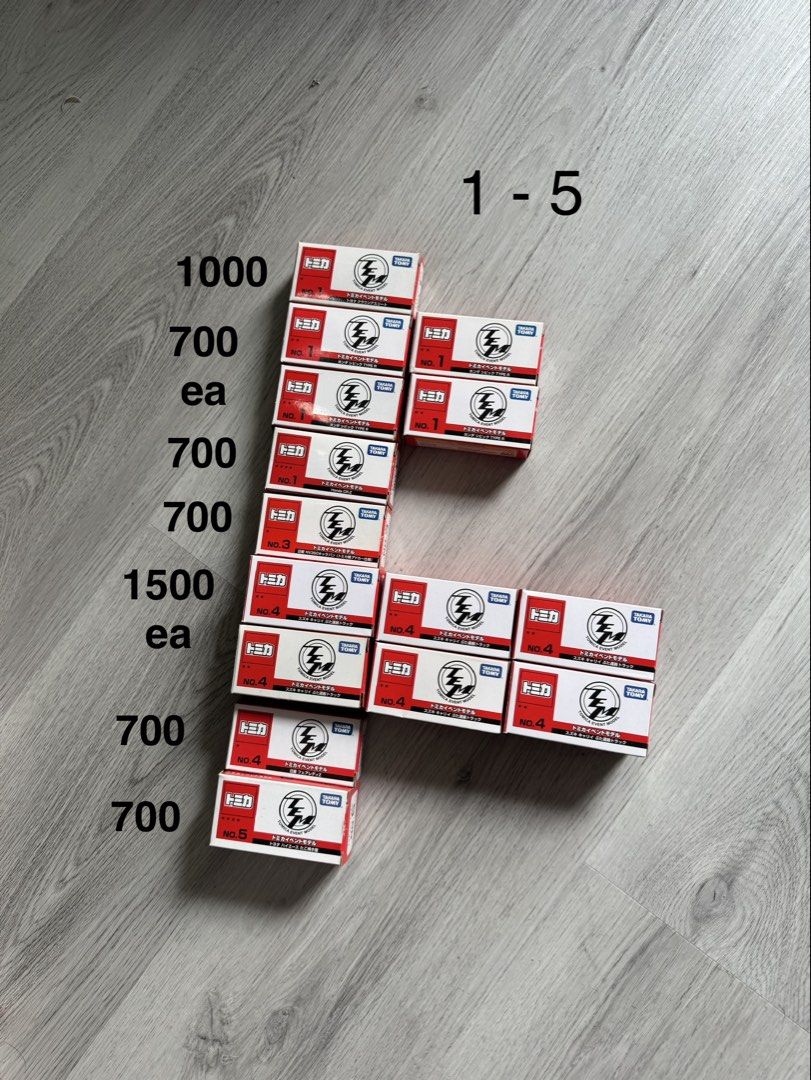 Tomica Event Model Cars (TEM) (Category: Vehicle & Diecast Models) located in Quezon City. Submitted by garagetoyz01 (Listing ID 1467859676, Image 1). Description: Tomica Event Model Cars (TEM) MIB Price on the Picture❗️ If u want Clear Picture you can DM me. Metro Manila 🛵 Delivery via Lalamove Delivery Fee Shouldered by Buyer Mode of Payment : Gcash or Cash 🔵⚪️ PM for Details if Interested.