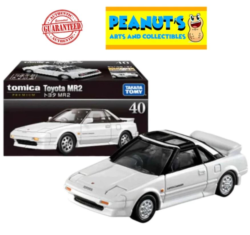 TOMICA PREMIUM No. 40 Toyota MR2 (Category: Vehicle & Diecast Models) located in Manila. Submitted by memorylanestore (Listing ID 1467921913, Image 1). Description: NOTE: Please learn how to READ and UNDERSTAND the product description carefully and "Be a Responsible Buyer". *Sealed and brandnew *BOX Condition is in fare condition (may or may not have creases depending on the stock available) *Guaranteed 100% Authentic Tomica Product *Photos court