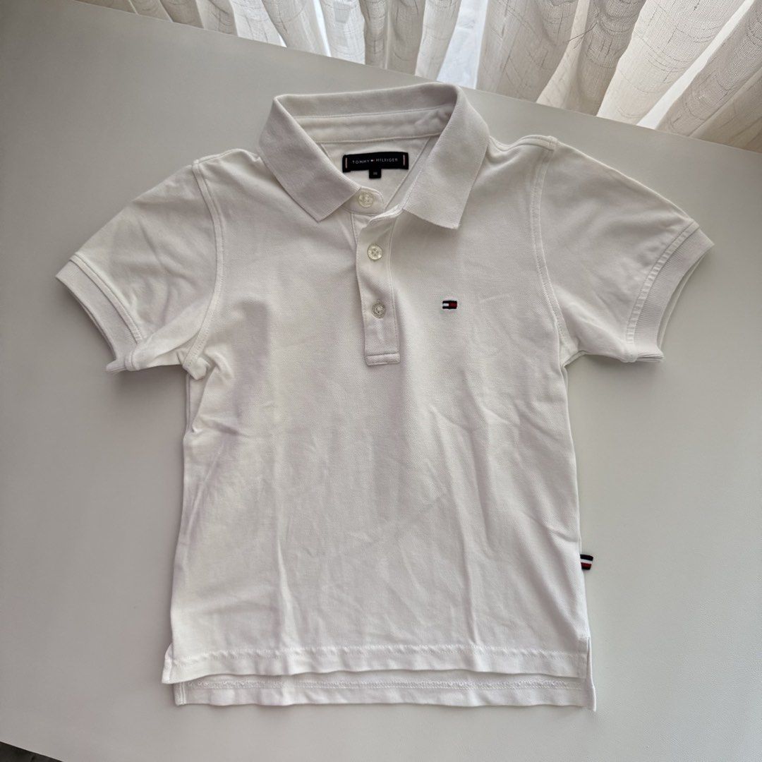 Tommy Hilfiger Polo Shirt (Category: Babies & Kids Fashion) located in Pasay City. Submitted by littlebebekidsstuff (Listing ID 1468014288, Image 1). Description: Size: 116cm 4-5T.