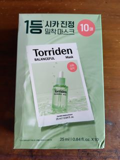 Torriden Dive In Mask 10 sheets per box, Beauty & Personal Care, Face ...