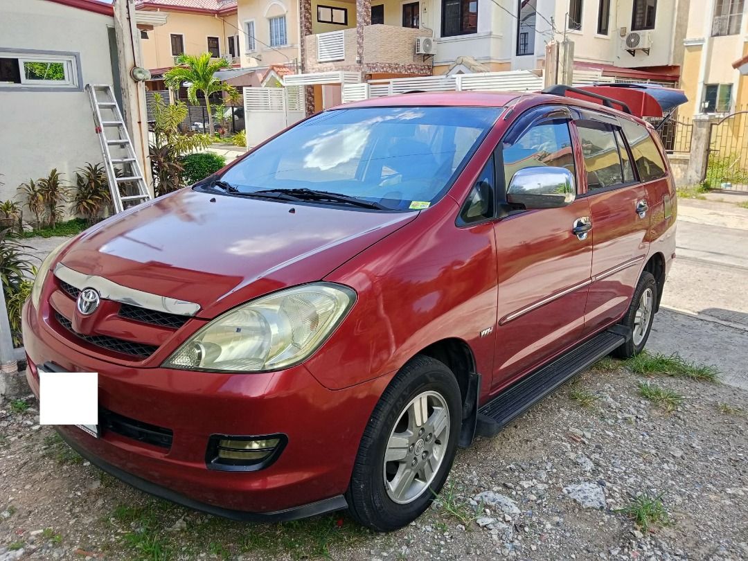 Toyota Innova (Category: Used Cars) located in Cavite. Submitted by corzsacdalan26 (Listing ID 1467917482, Image 1). Description: Looking for a reliable, spacious, and practical family vehicle at a reasonable price? This 2007 Toyota Innova E Manual Gasoline might be the right one for you! 2007 Toyota Innova E Manual Transmission Gasoline Engine 155,000 km+ Odometer Reading Clean Papers Not Flooded Good Condition & Well Maintained Newly Replaced W
