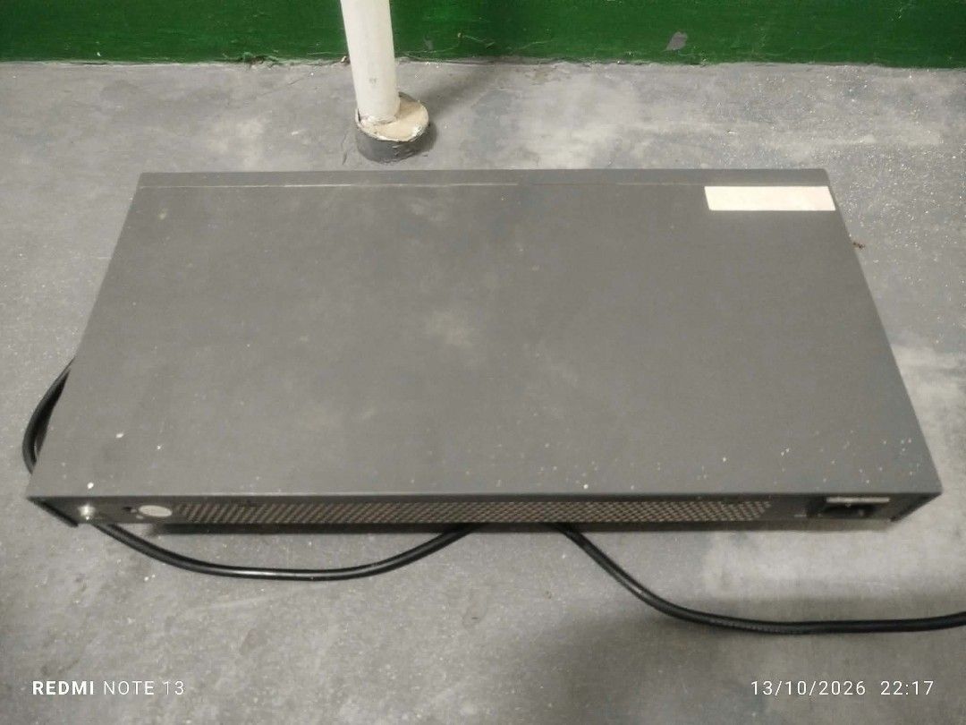 TP-Link JetStream TL-SG3452 48-Port Gigabit L2 Managed Switch (Category: Networking) located in Taguig. Submitted by manilyn_lau (Listing ID 1468024984, Image 2). Description: - Model: TP-Link JetStream TL-SG3452 - Ports: 48 Gigabit ports + 4 SFP slots - Type: L2 Managed Switch - Condition: Powers on normally negotiable (100-240V), includes power cable - Setup: Default login is username 'admin', password 'admin' - Details: Serial number and MAC a