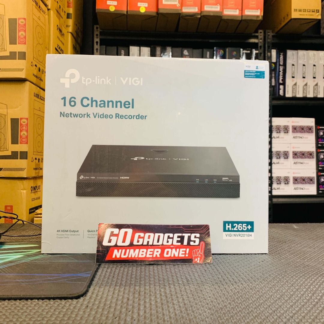 TP-Link VIGI 16 Channel Network Video Recorder NVR2016H (Category: Security Systems & CCTV Cameras) located in Pasay City. Submitted by andrewww.z (Listing ID 1467922611, Image 1). Description: 📹💾 16-Channel NVR Supports up to 16 cameras, 4K HDMI output, and H.265+. Reliable recording solution for larger VIGI systems. ✅ Available Now | 🔒 Warranty | 💬 After-Sales Support 💬 Message us now for full specs & recommendations! 🔒 Suitable for: ✔ Ho