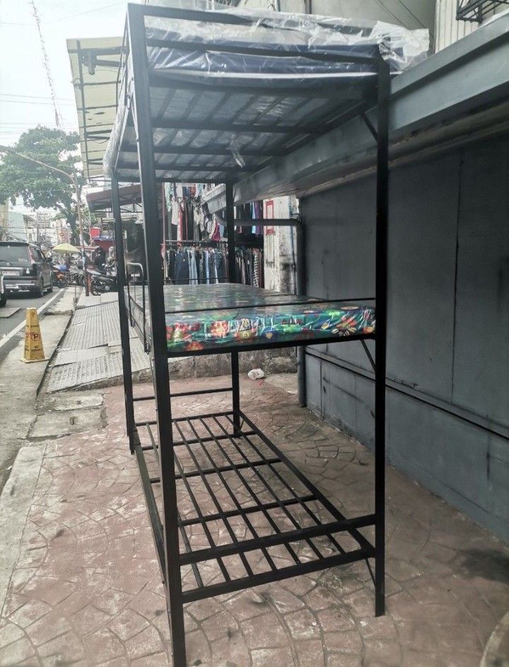 TRIPLE DECK ☑️ (Category: Bed Frames & Mattresses) located in Manila. Submitted by carriemorl14080 (Listing ID 1467977560, Image 2). Description: BRAND NEW TRIPLE DECK 🔥.