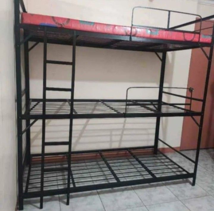 TRIPLE DECK ☑️ (Category: Bed Frames & Mattresses) located in Manila. Submitted by carriemorl14080 (Listing ID 1467977560, Image 3). Description: BRAND NEW TRIPLE DECK 🔥.