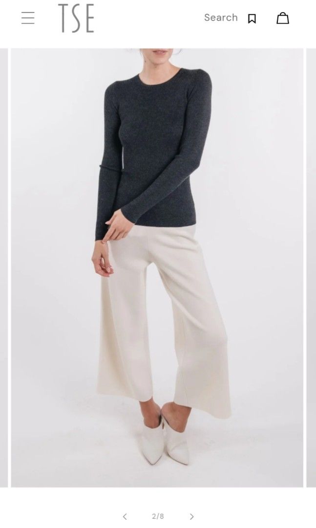 TSE - 100% Cashmere L/S Sweatshirt (Category: Coats, Jackets and Outerwear) located in San Fernando. Submitted by son.twice.stuff (Listing ID 1467876822, Image 1). Description: Item: TSE - 100% Cashmere L/S Sweatshirt Tagged Size: Xs Fit Small Dimensions Length: 21" Width: 16" Shoulder: 13" Sleeve: 23" Stretch Material Condition: Excellent Material 100% Cashmere Price: 1800 Free Shipping.