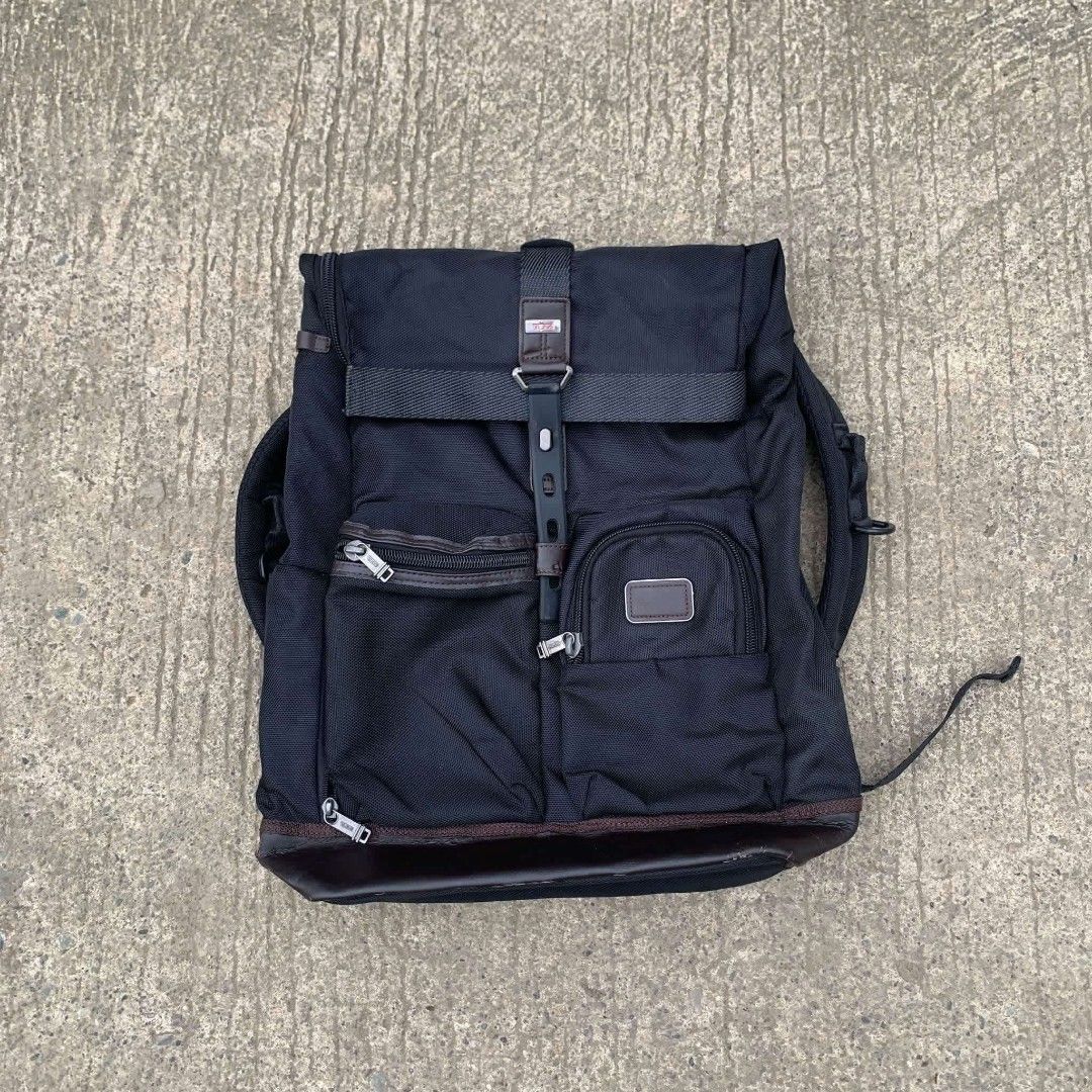 TUMI BAGPACK (Category: Backpacks) located in Cagayan de Oro. Submitted by mysticdolphin.62c23a (Listing ID 1467918631, Image 1). Description: TUMI BAGPACK EXCELLENT CONDITION BLACK NA BLACK DAMING COMPARTMENT MAY LAGAYAN NANG LOPTOP, PAPPERS,SOBRANG GANDA PO MINOR ISSUE LANG.
