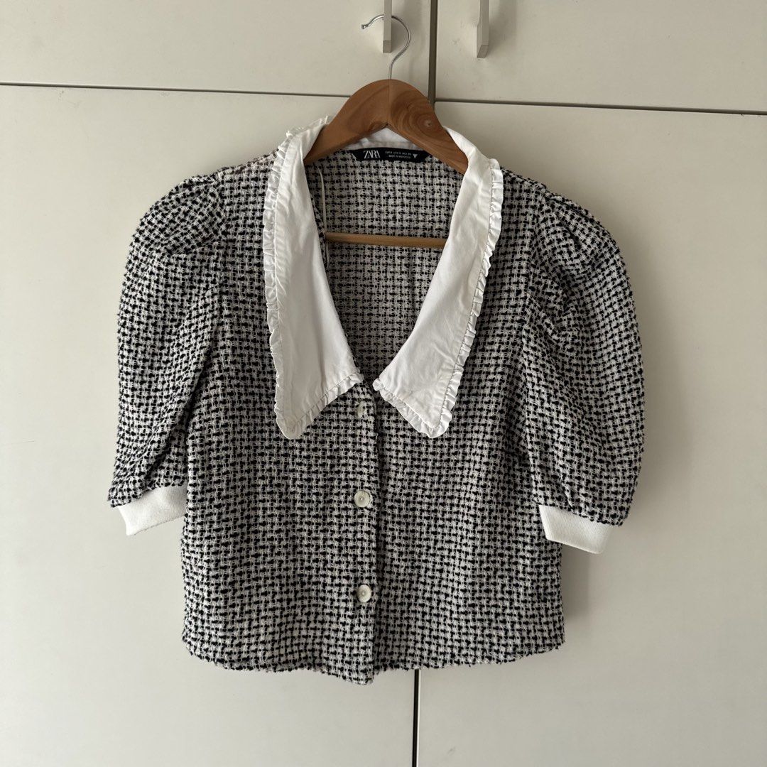 tweed coords blouse & shorts (Category: Sets or Coordinates) located in Paranaque City. Submitted by ursaturdayfaves (Listing ID 1467973949, Image 2). Description: .