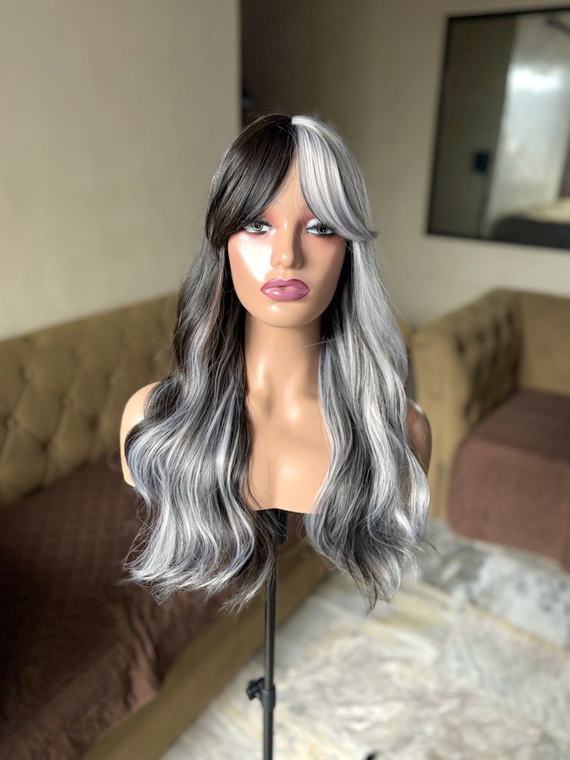 Two Tone Wig (Brand New!) (Category: Hair Accessories) located in Manila. Submitted by stellarwigs (Listing ID 1467847679, Image 2). Description: Two Tone Wig For Sale! Price: ₱650 only! (brand new) ✅Easy To Wear! ✅High Quality Hair ✅Can be curled or straightened and washed. ✅Adjustable Strap on the back. ✅On Hand! Shipping available nationwide. ✅Same day delivery around metro manila. loc: caloocan city. PM FOR ORDERS! ✨.