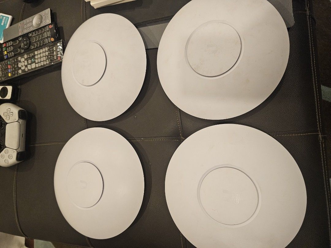 Ubiquiti UniFi 6 Long-Range Access Point U6-LR (Category: Networking) located in Manila. Submitted by revaving (Listing ID 1468002442, Image 2). Description: - Ubiquiti UniFi 6 Long-Range (U6-LR) Access Points - Coverage: Enterprise-grade wireless network coverage - Power: Supports 802.3at PoE - Inclusions: Complete with mounting brackets and hardware kits - Condition: Pulled from a working setup, clean, and ready for immediate deployment P3,500 