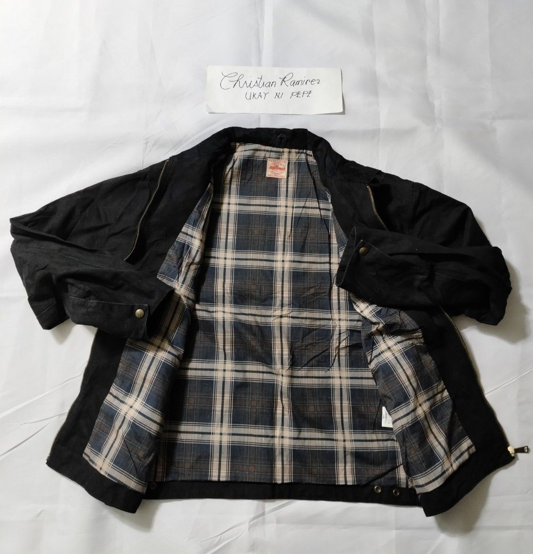Uncle fu Detroit jacket (Category: Coats, Jackets and Outerwear) located in Bocaue. Submitted by ukaynipepe (Listing ID 1468025230, Image 2). Description: Uncle Fu Detroit jacket Corduroy collar Width 26 Length 27.5 Excellent condition No flaws.