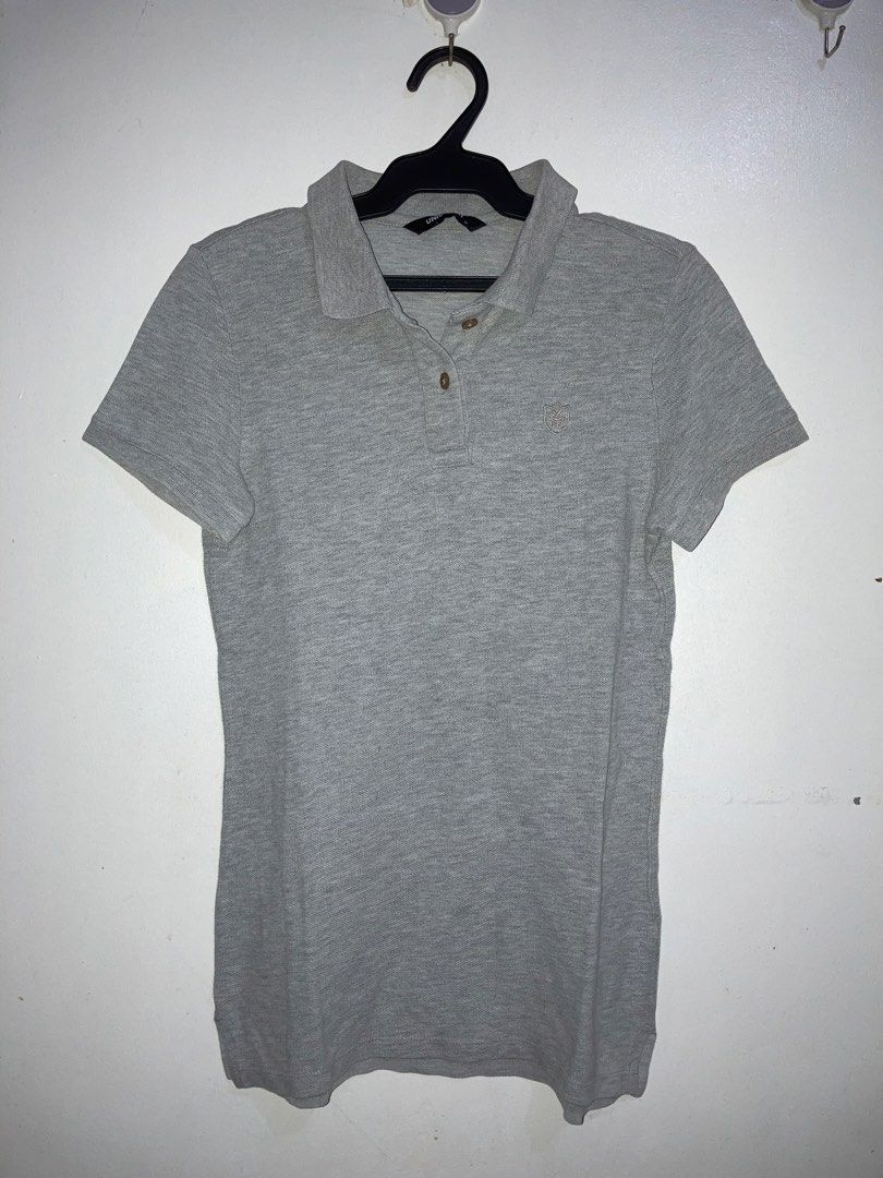 UNIONBAY gray polo shirt collared shirt (Category: Shirts) located in Daraga. Submitted by nanasnonsense (Listing ID 1468018751, Image 2). Description: Medium on tag but can fit small to medium body frame PROMO! BUY 9 FOR 500 + GET 1 FREE - applicable for PHP 79 tops and/or dresses from my listings - choose free item from free pile Items are all preloved or thrifted so please manage your expectations. Thank you! .