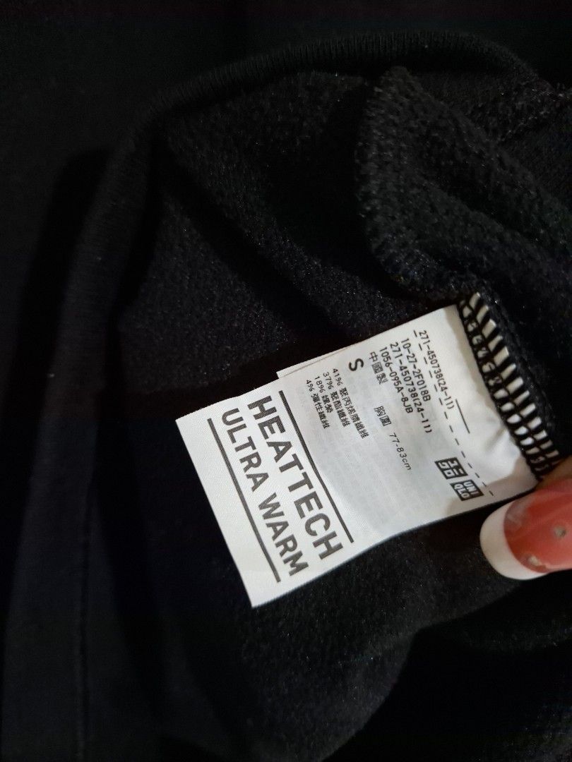 Uniqlo heattech ultrawarm S (Category: Longsleeves) located in Subic. Submitted by petitecorner22 (Listing ID 1467846118, Image 3). Description: no more haggling please.