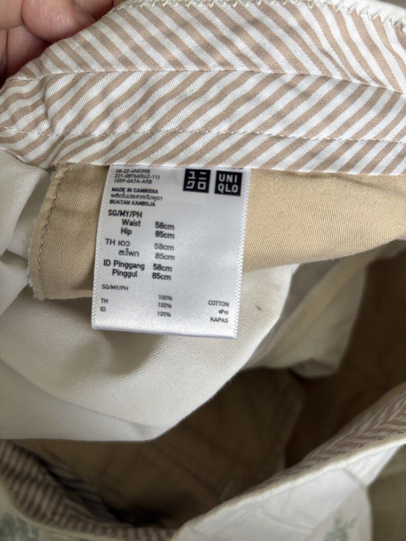 Uniqlo White Cotton Shorts (Category: Shorts) located in Quezon City. Submitted by fitfoundbyli (Listing ID 1467870979, Image 3). Description: Uniqlo Size Small Shipping to be shouldered by the buyer.