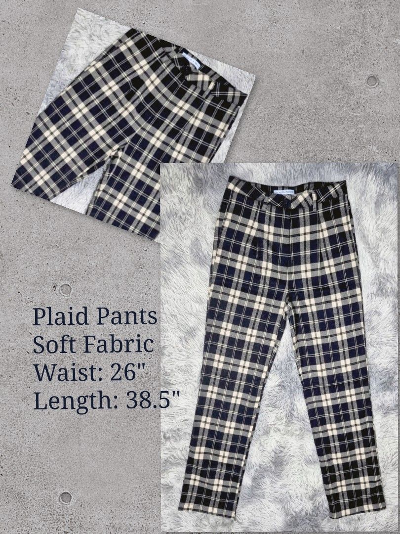 US Brand Plaid Pants (Category: Other Bottoms) located in General Trias. Submitted by relove_closet8 (Listing ID 1467890504, Image 1). Description: • Washed and never used. • Soft, breathable fabric. • Buyer handles shipping fee and book J&T or Lalamove only. • Payment first via bank transfer or e-wallet • No cancellation/return/refund of orders. 📍Lancaster, General Trias (Weekdays) 📍Las Piñas (Saturday & Sunday).