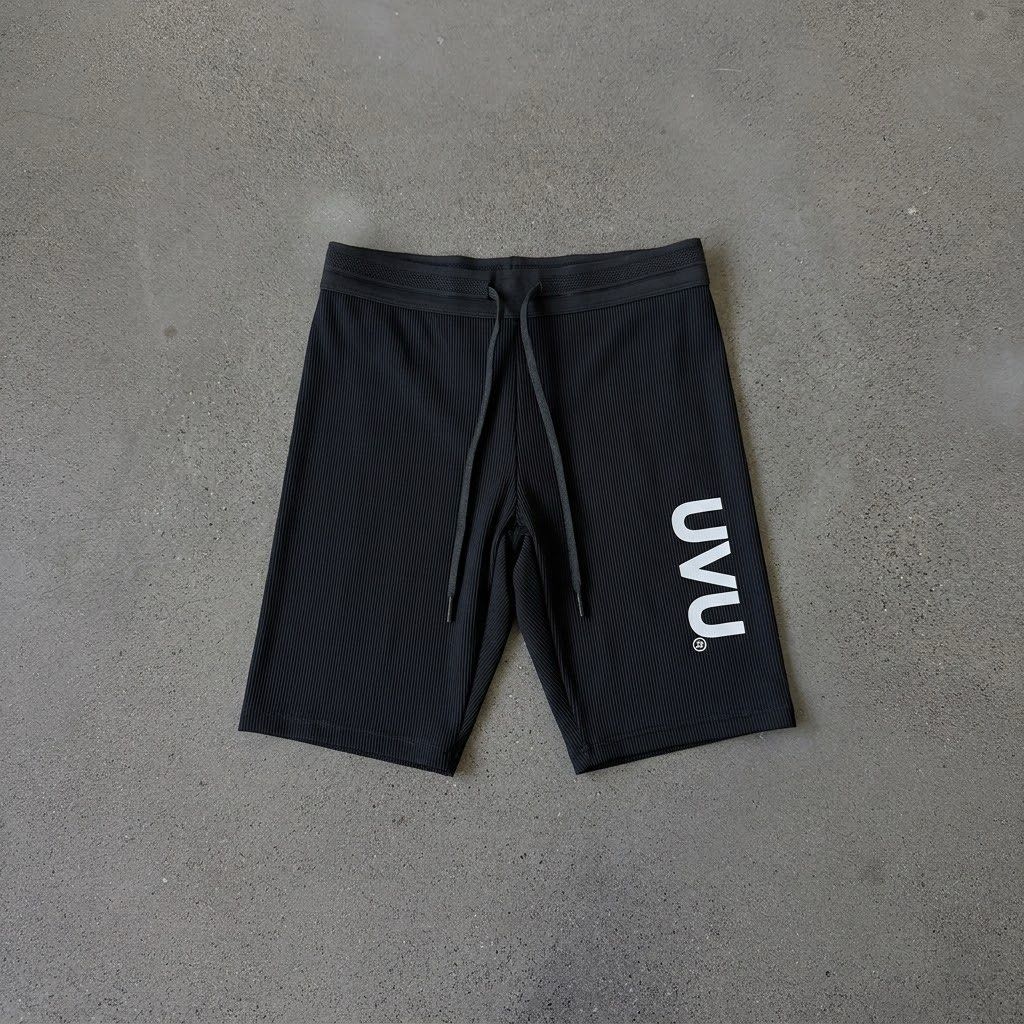 UVU OG Black Tights - V1 (Category: Activewear) located in Manila. Submitted by cessy.runs (Listing ID 1466307374, Image 1). Description: Brand new UVU black ribbed running tights in original packaging with tags. Features an adjustable drawstring waist, striking white logo down the right leg, and a back graphic. Super stretchy and comfortable! If you know UVU, you know this tights started it all. Available on-hand: S (1600) All other sizes availa
