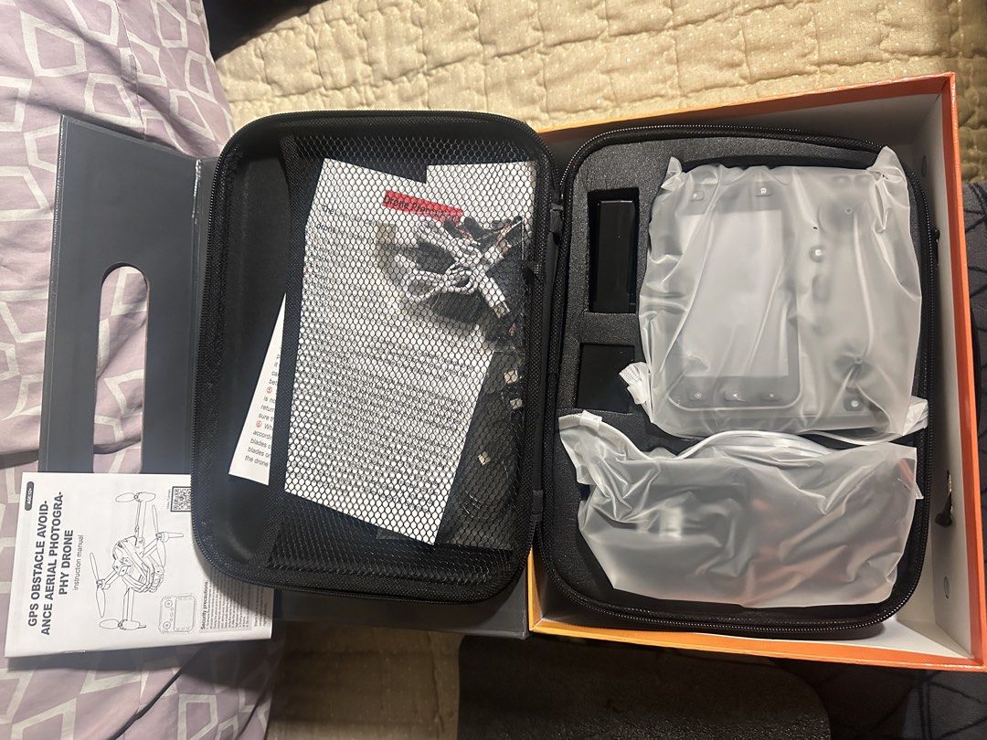 VI68 MAX GPS Obstacle Avoidance Aerial Photography Drone (Category: Drones) located in Caloocan City. Submitted by jhk2922 (Listing ID 1467959310, Image 2). Description: - Model: VI68 MAX Drone Kit - Condition: Brand new, unused, and still in original plastic wrapping - Includes: Controller, carrying case, manual, extra propeller blades, battery, and charging cables - Packaging: Comes complete in the original box - Ready for shipping or meetup!.