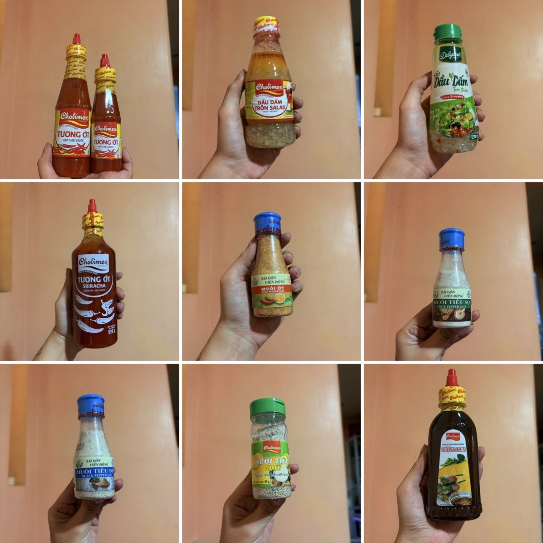 Vietnam Pasabuy Items: ONHAND in PH (Category: Spice & Seasoning) located in General Trias. Submitted by hayami.clo (Listing ID 1468008330, Image 1). Description: 1. ⁠Legend Classic 3in1 50packs inside - ₱950 2. ⁠Legend Cafe Sua Da - ₱500 (9pcs) 3. ⁠CafePho - ₱750 (30pcs) 4. ⁠Nescafe - ₱ 850 (25pcs) 5. ⁠HotSauce 270grams ₱150 || 130grams ₱100 6. ⁠Chili Sauce 255g ₱150 7. ⁠DauDam Vinegar Salad Dressing - ₱150 8. ⁠Condensed Milk Original/Choco/Stra