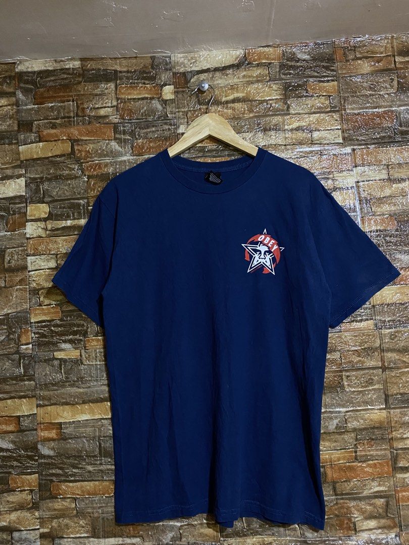 VINTAGE 1989 OBEY SHIRT (Category: Tshirts & Polo Shirts ) located in Cebu City. Submitted by arsenyong (Listing ID 1467982822, Image 1). Description: 20 by 28 Very good condition 9/10 color ate Issue: last pic minimal hole .