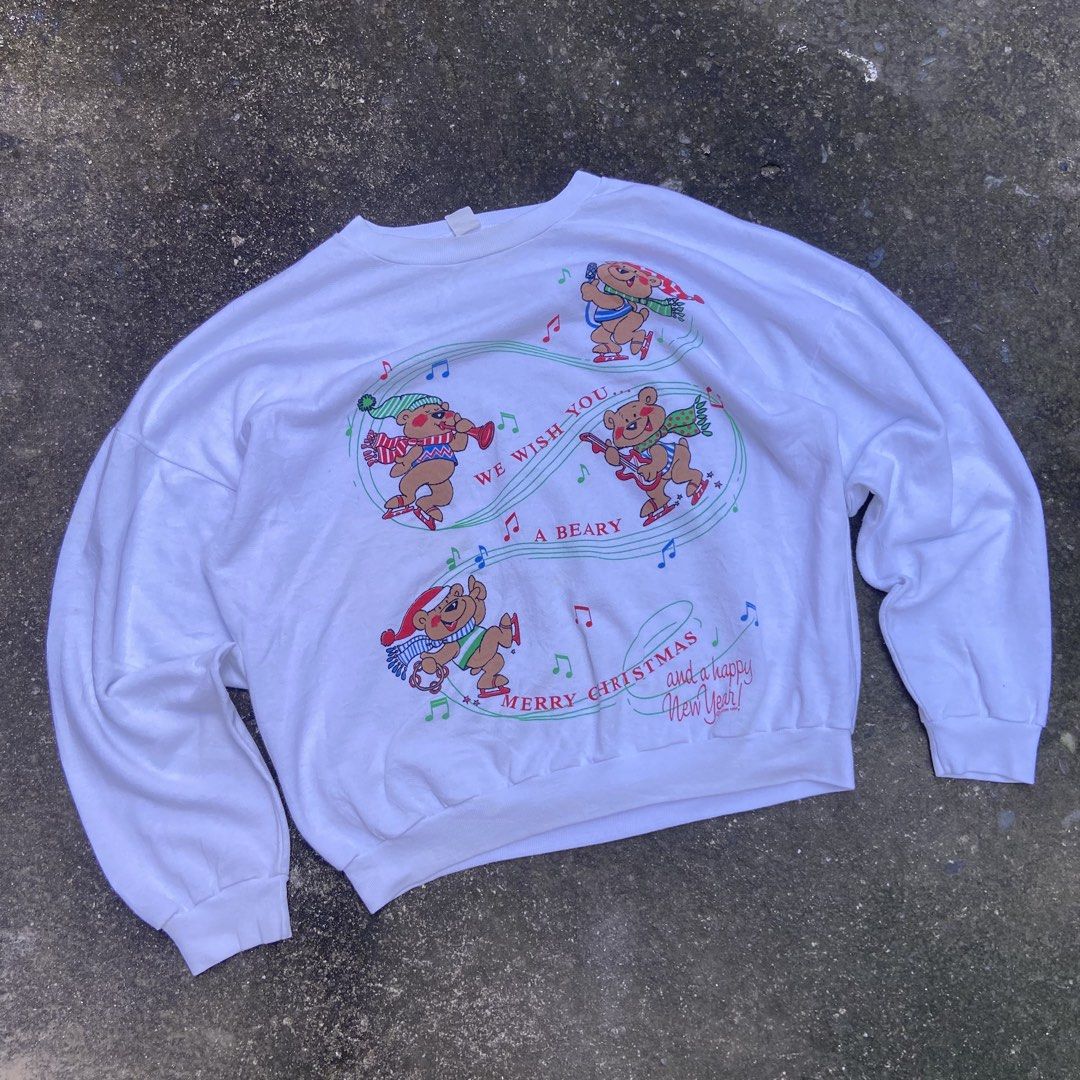 Vintage 1990 AVON Christmas Sweater (Category: Coats, Jackets and Outerwear) located in Angeles City. Submitted by eriellynnthrifts (Listing ID 1467965613, Image 1). Description: 25x25 Boxy Large Good Condition. See photo for details 290 Angeles City Pampanga.