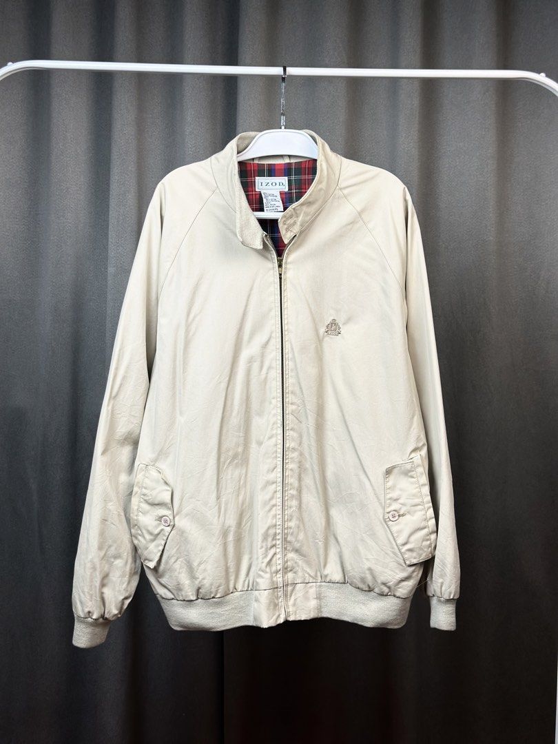 Vintage 90’s IZOR Harrington Jacket (Category: Coats, Jackets and Outerwear) located in Batangas. Submitted by geejay2ph (Listing ID 1467930299, Image 1). Description: sɪᴢᴇ: XL on Tag ; Neck to Bottom Length (28) in. Pit-Pit Width (25) in. Shoulder-Cuffs (24) in. ᴄᴏɴᴅɪᴛɪᴏɴs: Still in Excellent Vintage Condition .