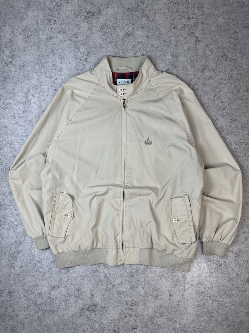 Vintage 90’s IZOR Harrington Jacket (Category: Coats, Jackets and Outerwear) located in Batangas. Submitted by geejay2ph (Listing ID 1467930299, Image 3). Description: sɪᴢᴇ: XL on Tag ; Neck to Bottom Length (28) in. Pit-Pit Width (25) in. Shoulder-Cuffs (24) in. ᴄᴏɴᴅɪᴛɪᴏɴs: Still in Excellent Vintage Condition .
