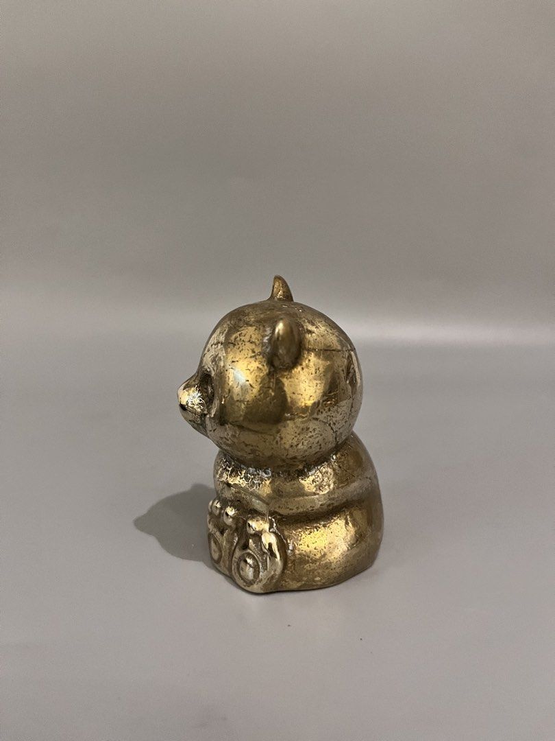 Vintage Brass Mini Teddy Bear (Category: Other Home Decor) located in Taguig. Submitted by frank63studio (Listing ID 1467840263, Image 2). Description: Vintage Brass Mini Teddy Bear 1,250php hollow but heavy 2" x 1.7" x 2.8" .