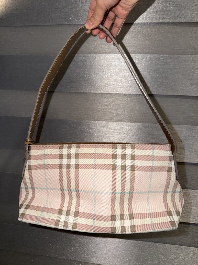 Vintage Burberry Mini Hobo Bag (Category: Luxury Bags & Wallets) located in Manila. Submitted by snoopydoopydoo (Listing ID 1467978676, Image 1). Description: - authentic (sourced in japan) - check last two photos for flaws.