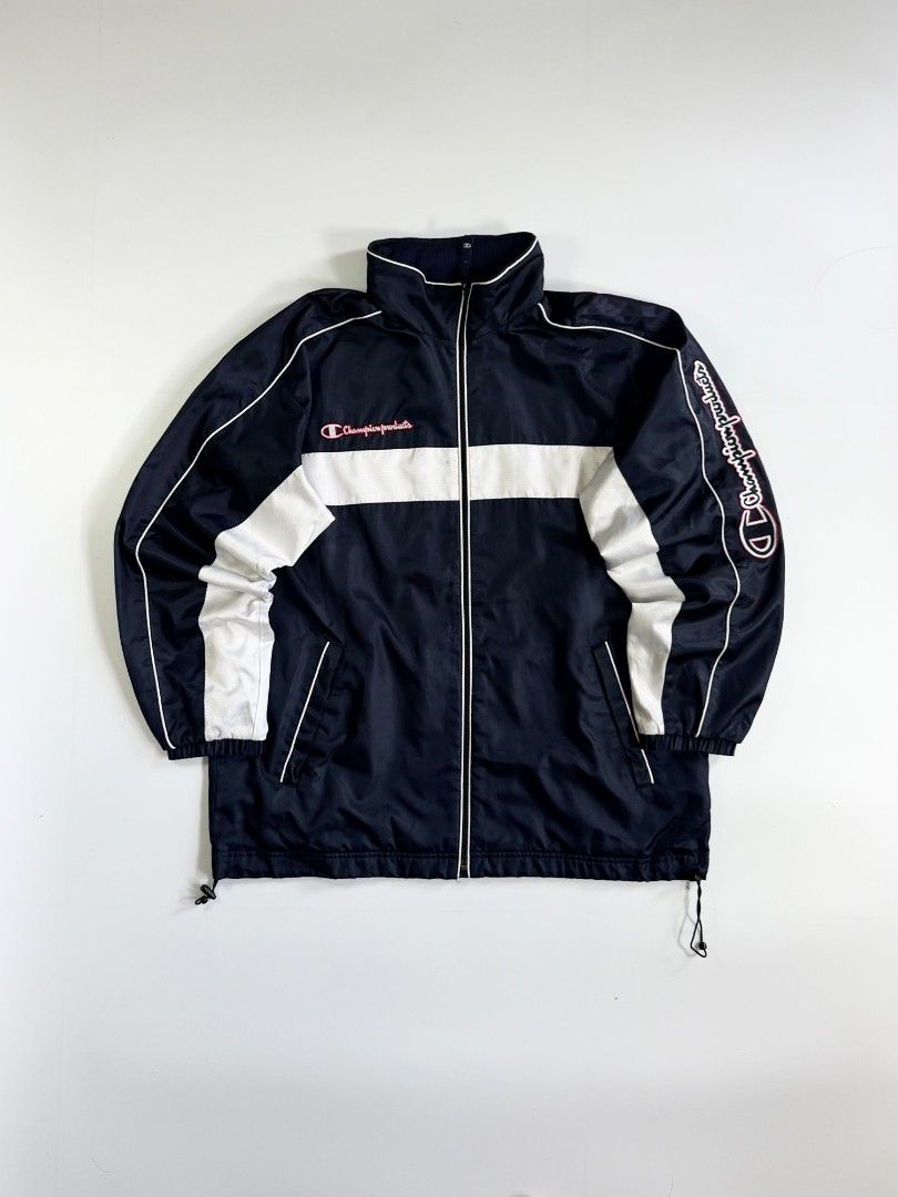 Vintage champion products windbraker (Category: Coats, Jackets and Outerwear) located in Manila. Submitted by curated_premium (Listing ID 1468010249, Image 1). Description: brandnew condition 10/10 color rate 10/10 condition size medium to large 23 width 28 length no issue.